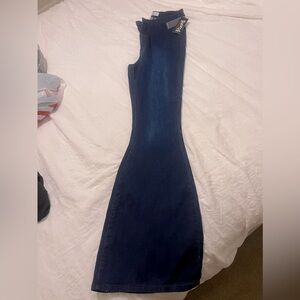 Blue jean bell bottom jeans